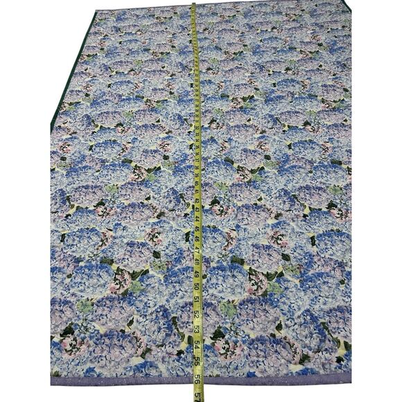Handmade Patchwork Quilt Throw Lap Blanket 56” x 39” Lilac Chickadees - Picture 5 of 8